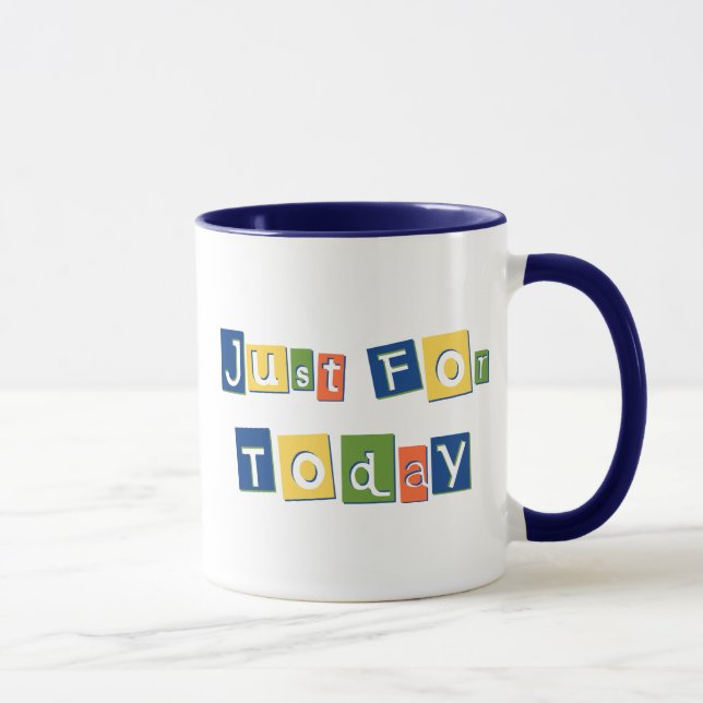 Nur für die aktuellen Slogan Quote Farbblockbuchst Tasse (Rechts)