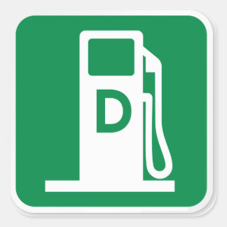 Nur für Dieselkraftstoff Aufkleber