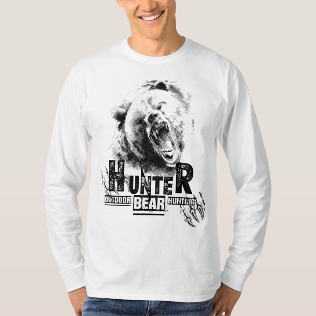 Nur für echten Jäger-T - Shirt (Vorderseite)