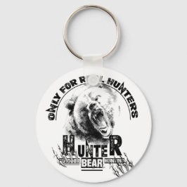 Nur für echten Jäger-T - Shirt Schlüsselanhänger
