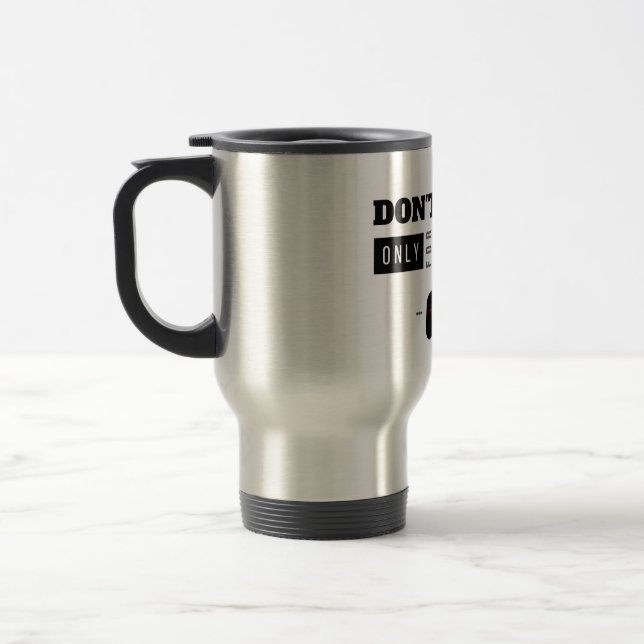 Nur für Gamers (Reise Coffe Tasse) Reisebecher (Links)