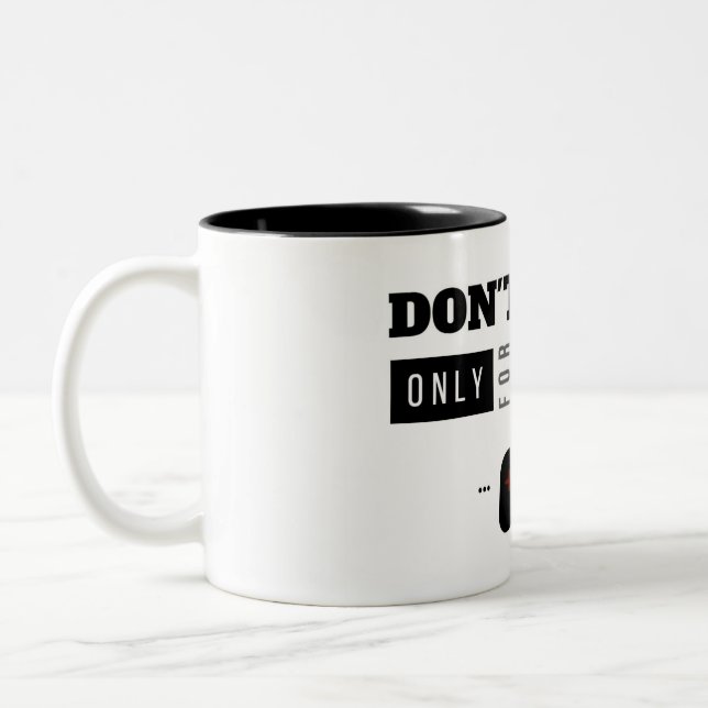 Nur für Gamers (zwei Ton-Tasse) Zweifarbige Tasse (Links)