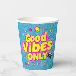 Nur für gute Vibes - Positive Party Paper Cups Pappbecher