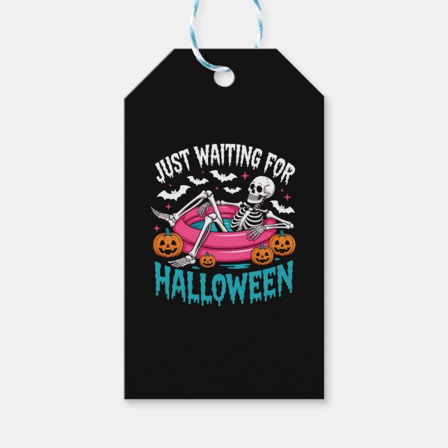 Nur für Halloween Png Gewartet Geschenkanhänger (Vorderseite)