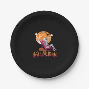Nur für Halloween Summer Nurse Skelett P Gewartet Pappteller