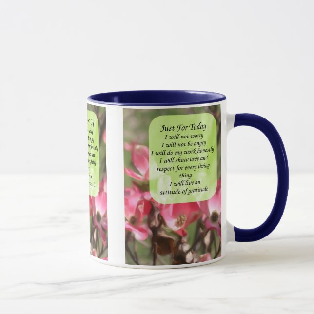 Nur für heute Dogwood floral Inspiration Tasse (Rechts)