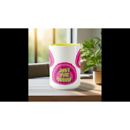 Nur für heute Geode 12 Step OM Erholung Slogan Tasse