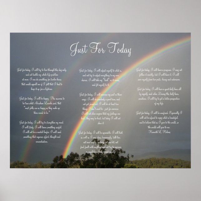 Nur für heute poster (Vorne)