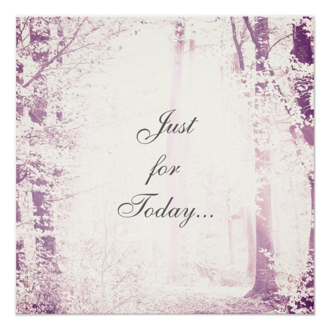 Nur für heute poster (Vorderseite)