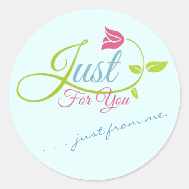 Nur für Sie Geschenke Stickers (Vorderseite)