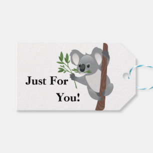 Nur für Sie Koala Bär Geschenkanhänger