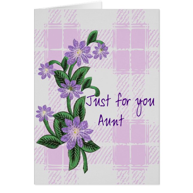 Nur für Sie Tante: (Vorne)