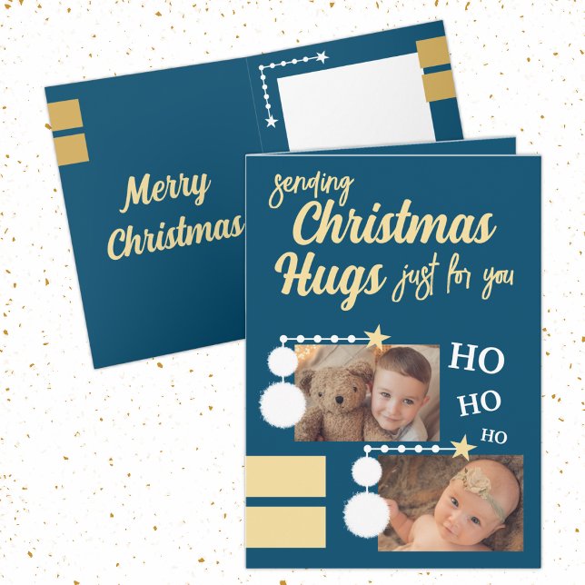 Nur für Sie Weihnachten huggen Fotos blau weiß (Von Creator hochgeladen)