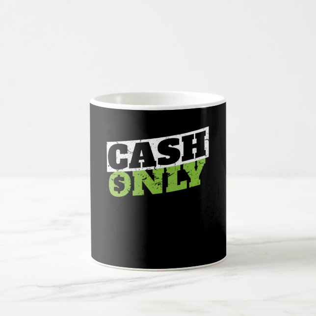 Nur Geld Millionär Händler Kaffeetasse (Mittel)