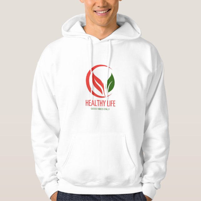 Nur gesunde Lebensräume Hoodie (Vorderseite)