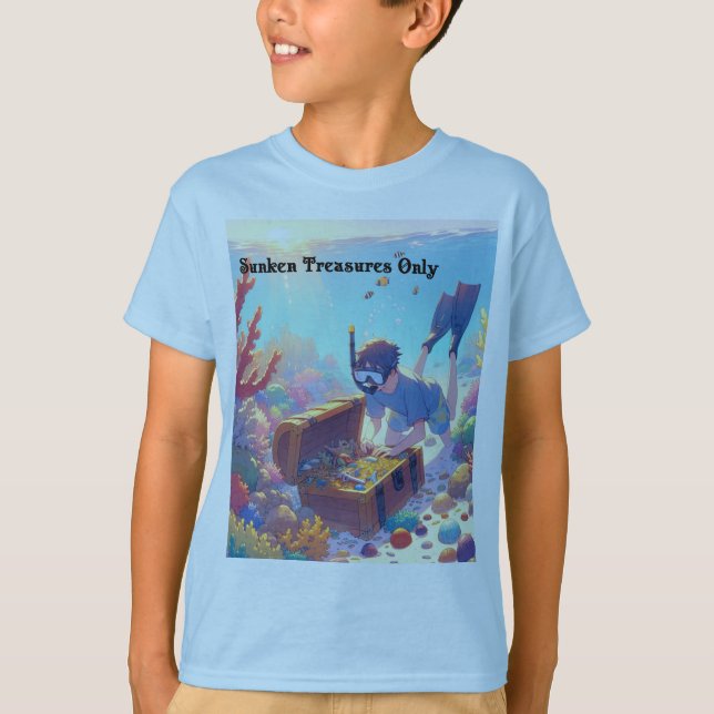 Nur gesunkene Schätze T-Shirt (Vorderseite)