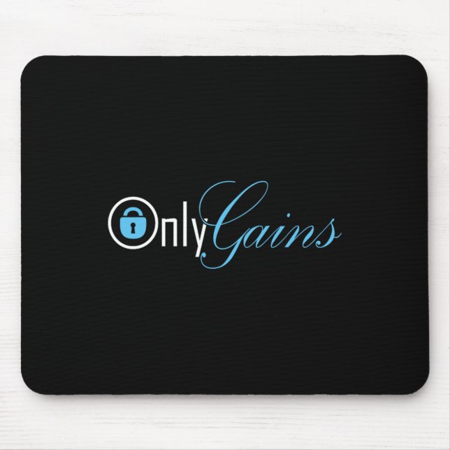 Nur Gewinne Fitness Studio 1 Mousepad (Vorne)