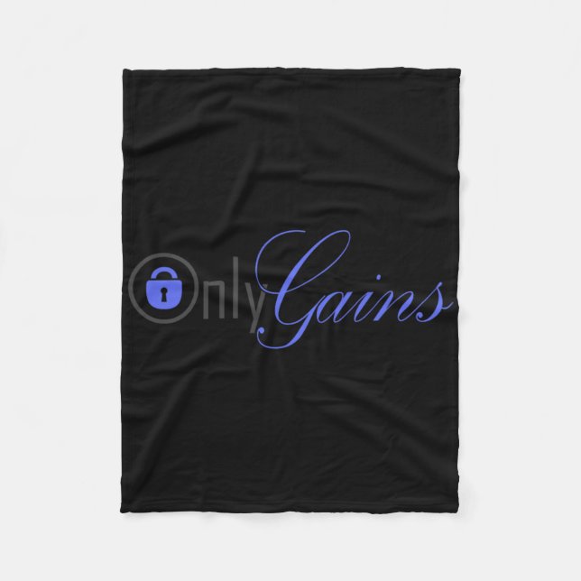 Nur Gewinner Fitness Studio Fleecedecke (Vorderseite)