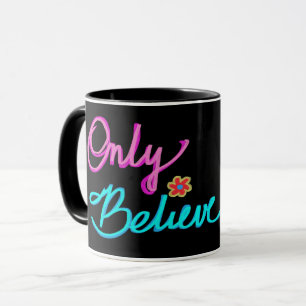 Nur Glaube Christlicher Glaube Zitat Schwarz Tasse