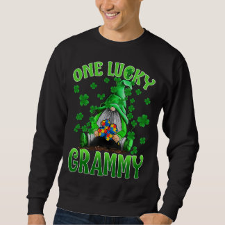 Nur Glück Grammy Gnomes Autism St Patrick's Day Sweatshirt