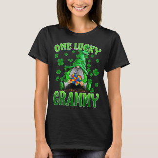 Nur Glück Grammy Gnomes Autism St Patrick's Day T-Shirt