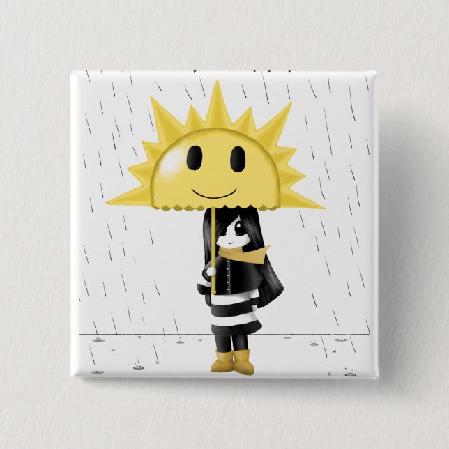 Nur glücklich button (Vorderseite)