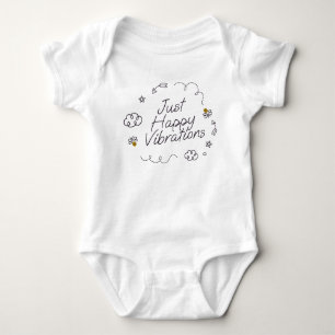Nur glückliche Vibrationen Baby Strampler
