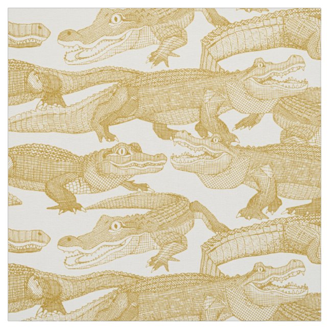 nur Gold zuteilen Stoff (Muster)