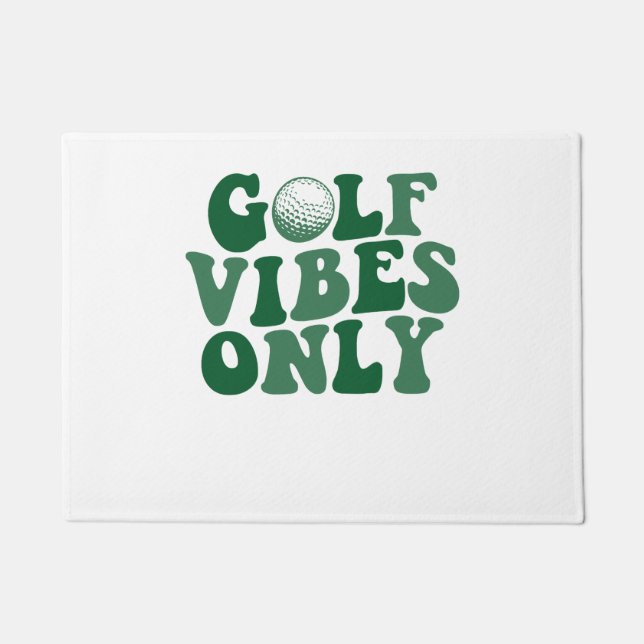 Nur Golf Vibes, Golf Lover Fußmatte (Vorderseite)