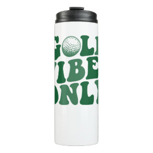 Nur Golf Vibes, Golf Lover Thermosbecher