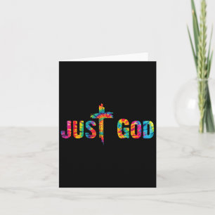 Nur Gott Jesus kreuzen Inspiration Motivierend Ch Karte