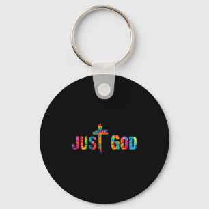 Nur Gott Jesus kreuzen Inspiration Motivierend Ch Schlüsselanhänger