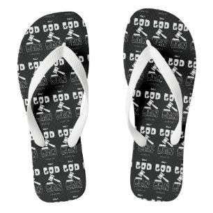 Nur Gott kann mich Unisex beurteilen Flip Flops