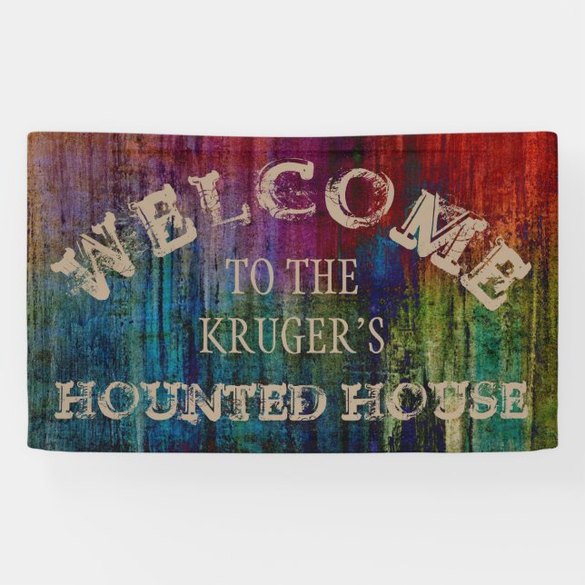 Nur Grunge Texture schmutzig gefärbt + Ihre Ideen Banner (Horizontal)