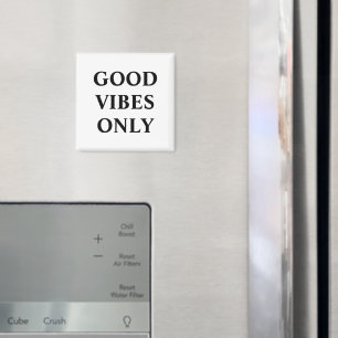Nur gute Menschen, Schwarz-weiße, erziehende Wort Magnet