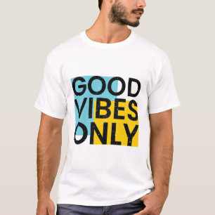 NUR GUTE SCHWINGUNGEN   Guter Vibes Zitat   T-Shirt