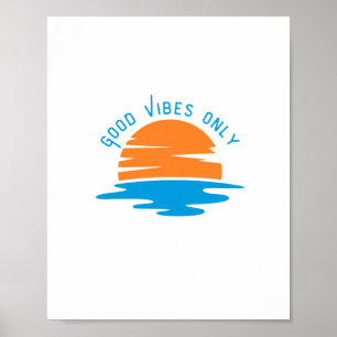 Nur gute Songs - Design für positive Energieangebo Poster