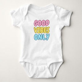 Nur gute Vibes Baby-Jersey-Body Baby Strampler