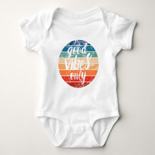 Nur gute Vibes Baby Strampler
