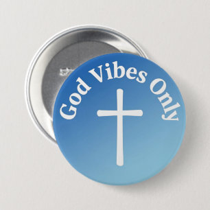 Nur gute Vibes Button