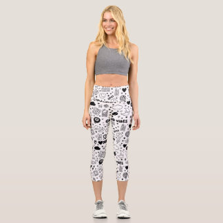 Nur gute Vibes Capri Leggings