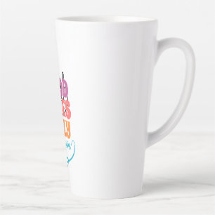 Nur gute Vibes – Danke Positives Zitat T-Shirt Milchtasse