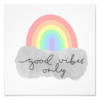 Nur gute Vibes Fotodruck