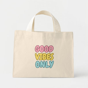 Nur gute Vibes Mini-Tasche Mini Stoffbeutel