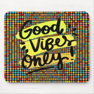 Nur Gute Vibes Pop Art Mauspad