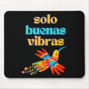 Nur Gute Vibes - Positive Spanisch Bunt Mex Mousepad