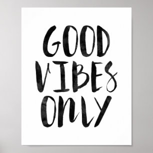 Nur gute Vibes Poster