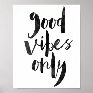 Nur gute Vibes Poster