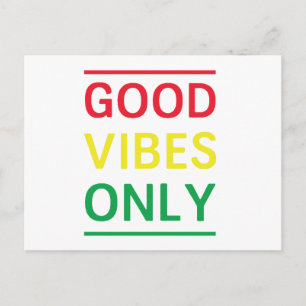 Nur gute Vibes Postkarte
