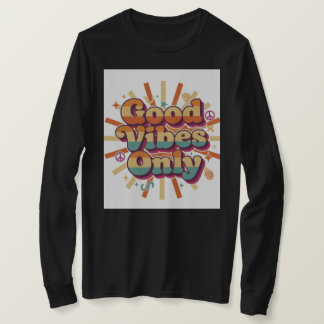 Nur gute Vibes Retro Damen T-Shirt